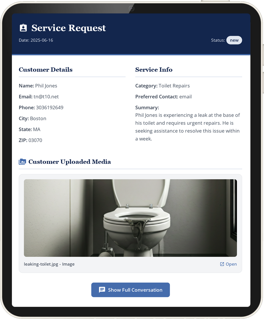 Contractor Link Dashboard